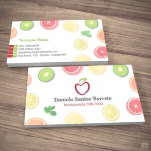 Cartão de Visita Nutricionista 2467