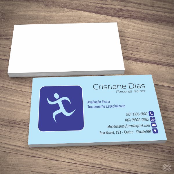 Cartão de Visita Personal Trainer 3601