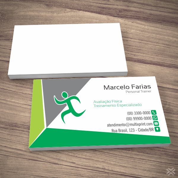 Cartão de Visita Personal Trainer 3602