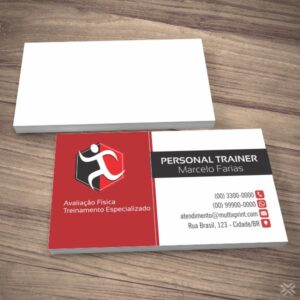 Cartão de Visita Personal Trainer 3603