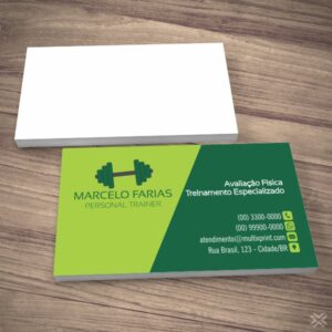 Cartão de Visita Personal Trainer 3604