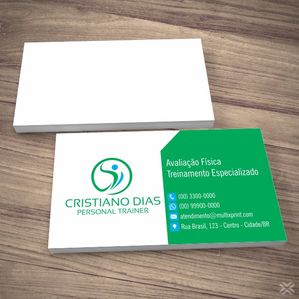 Cartão de Visita Personal Trainer 3613