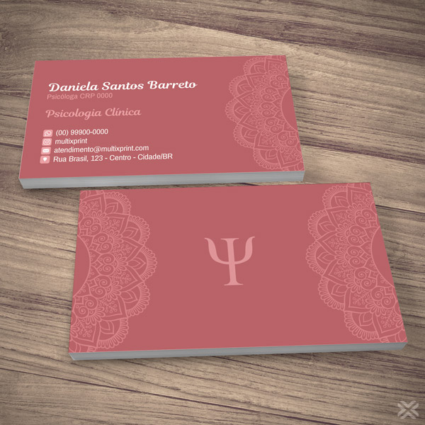 Cartão de Visita Psicólogo 27126