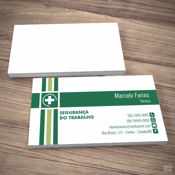 Cartão de Visita Segurança do Trabalho 3702