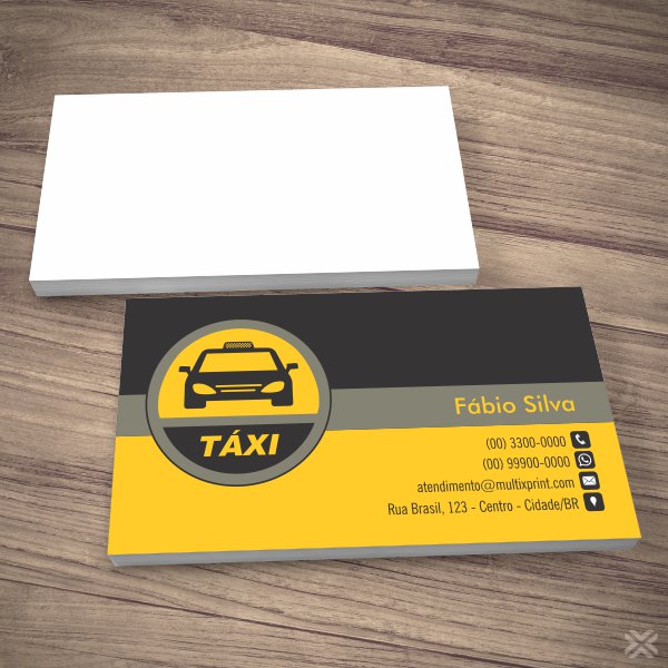 Cartão de Visita Taxista 2210