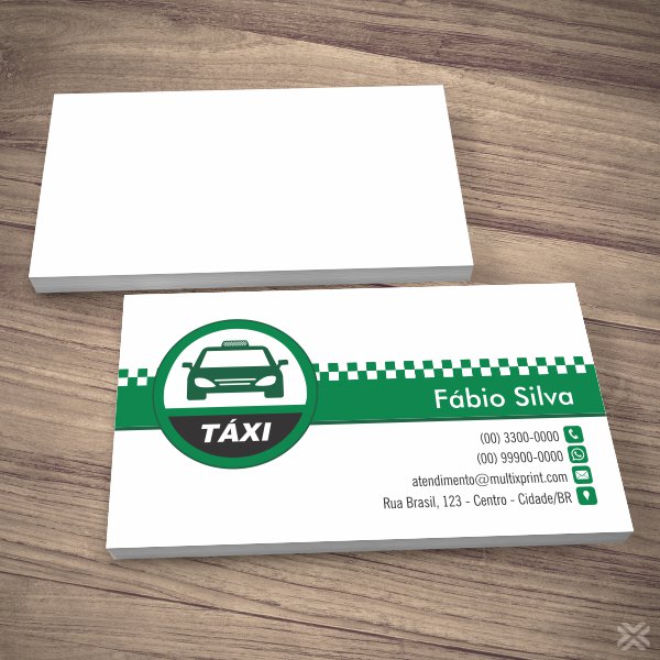 Cartão de Visita Taxista 2211