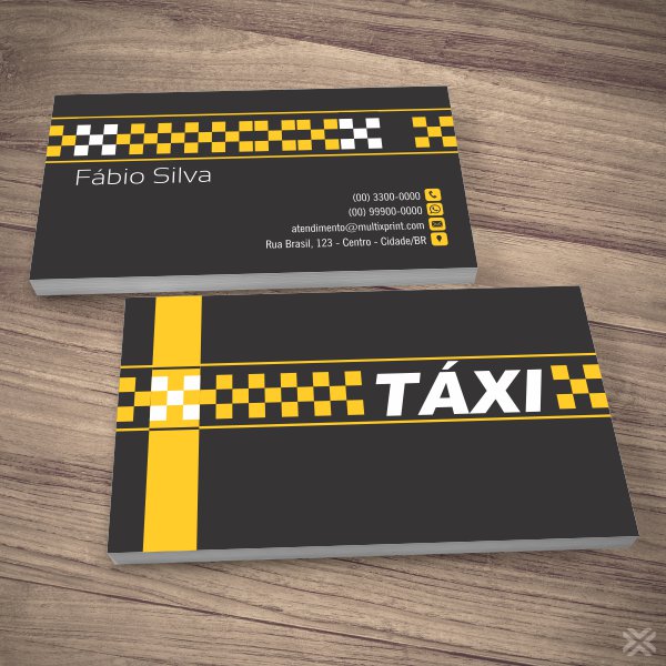 Cartão de Visita Taxista 2216