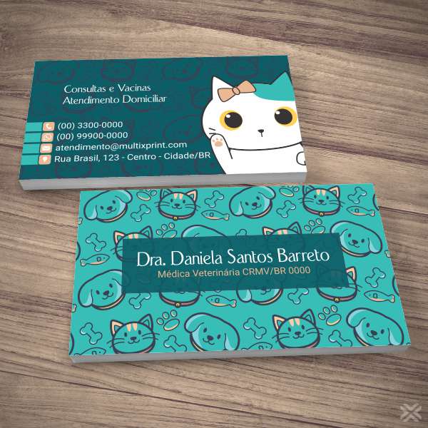 Cartão de Visita Veterinário 30128