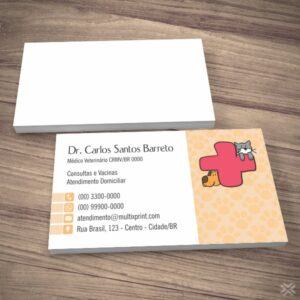 Cartão de Visita Veterinário 3024
