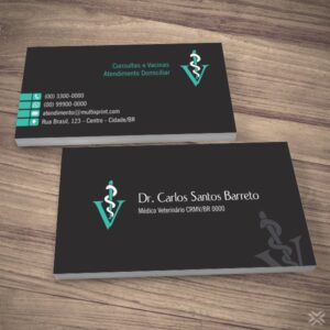 Cartão de Visita Veterinário 3036
