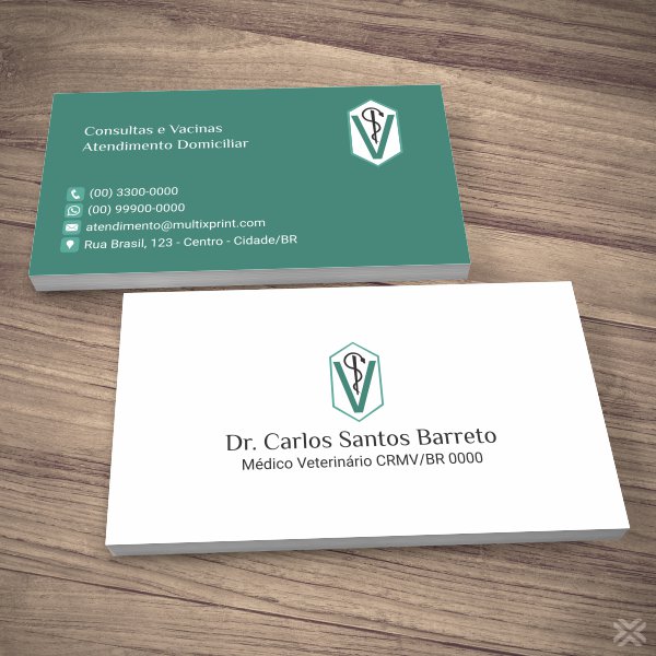 Cartão de Visita Veterinário 3037