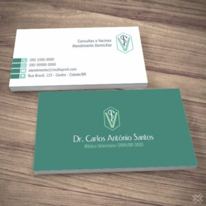 Cartão de Visita Veterinário 3045