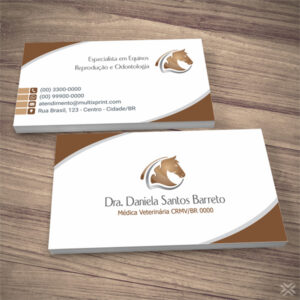 Cartão de Visita Veterinário 3048