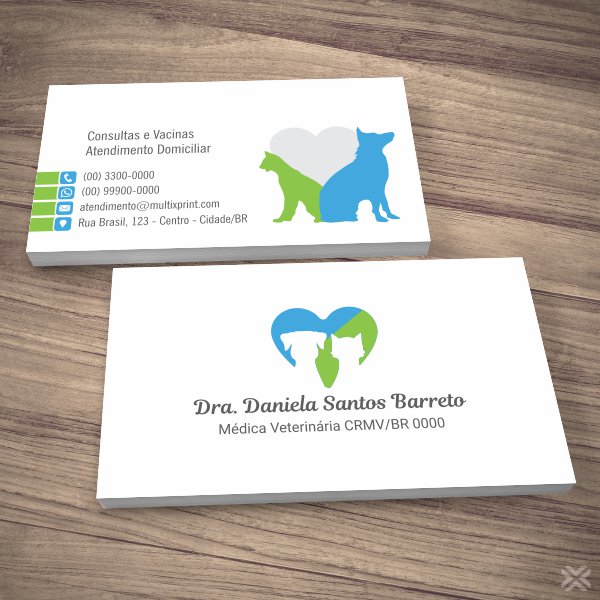 Cartão de Visita Veterinário 3057