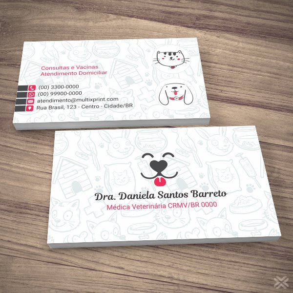 Cartão de Visita Veterinário 3059