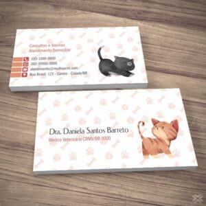 Cartão de Visita Veterinário 3072
