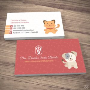Cartão de Visita Veterinário 3073