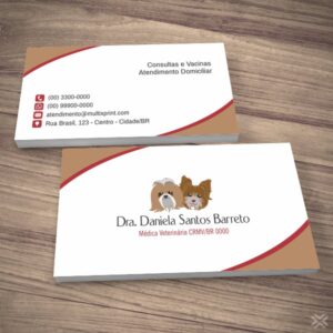 Cartão de Visita Veterinário 3076