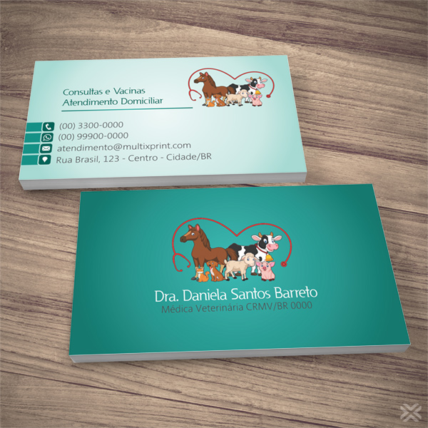 Cartão de Visita Veterinário 3095