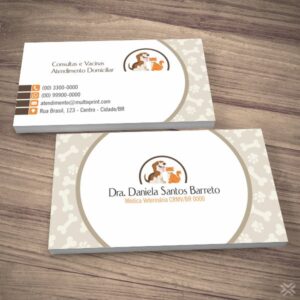 Cartão de Visita Veterinário 3096