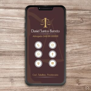 Cartão Digital Advogado 0135