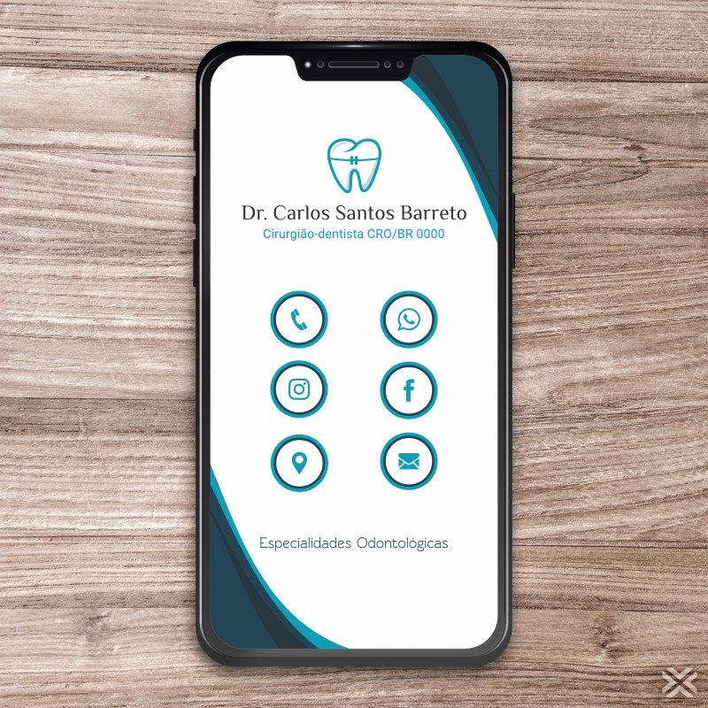 Cartão Digital Dentista 0660