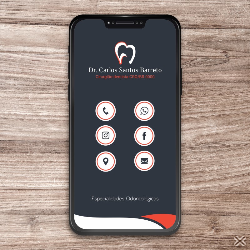 Cartão Digital Dentista 0663