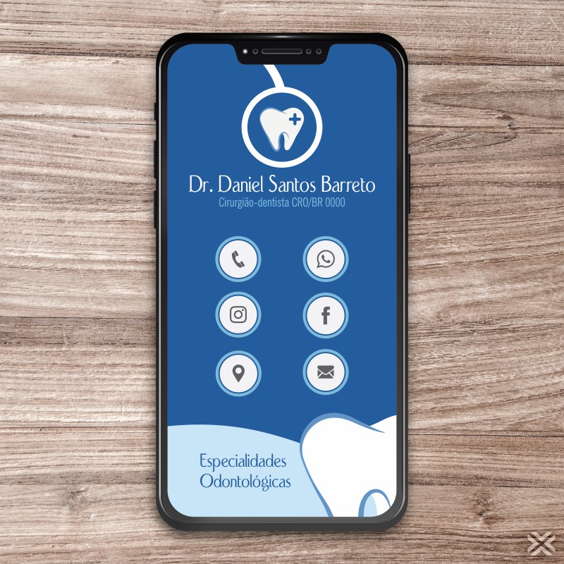 Cartão Digital Dentista 0673