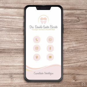 Cartão Digital Dentista 0677