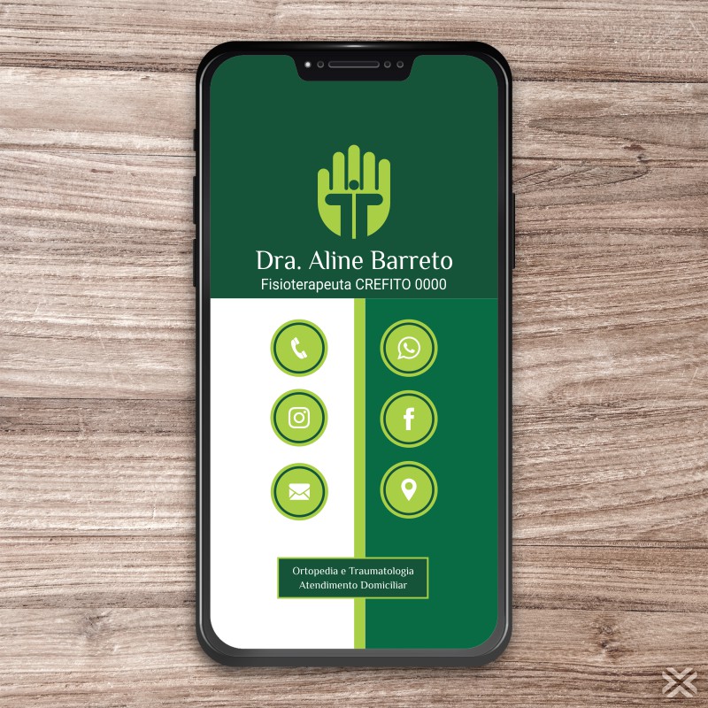 Cartão Digital Fisioterapeuta 0918