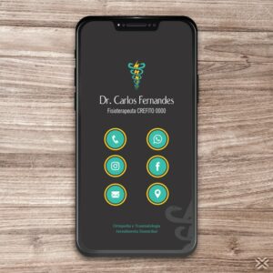 Cartão Digital Fisioterapeuta 0933