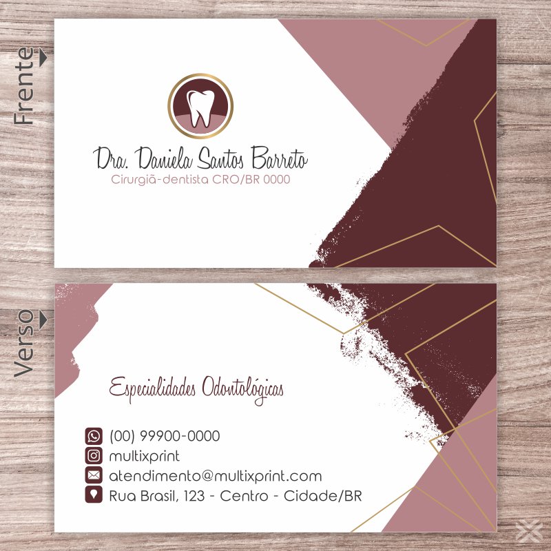 Cartão de Visita Dentista 0683 - Imagem 2