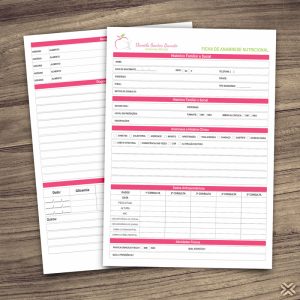 Ficha Anamnese Nutricionista 2403