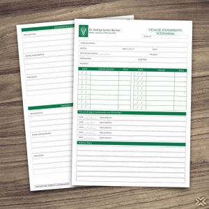 Ficha de Atendimento Veterinário 3001