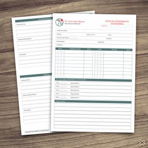 Ficha de Atendimento Veterinário 3022