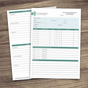 Ficha de Atendimento Veterinário 3041