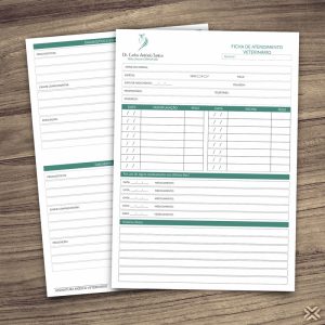 Ficha de Atendimento Veterinário 3049