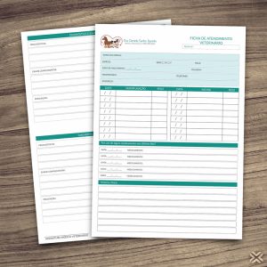 Ficha de Atendimento Veterinário 3095