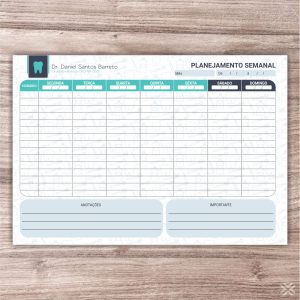 Planner Dentista 0614
