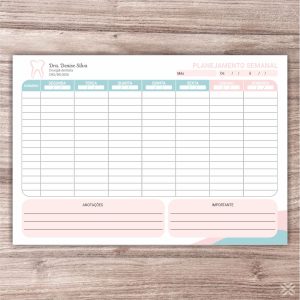 Planner Dentista 0618