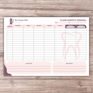 Planner Dentista 0628