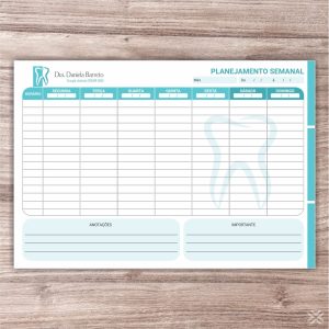 Planner Dentista 0629