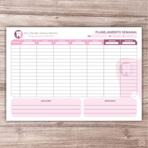 Planner Dentista 0647