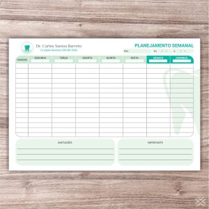Planner Dentista 0658
