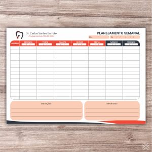 Planner Dentista 0663