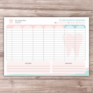 Planner Dentista 0668