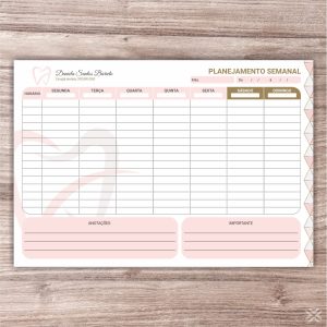 Planner Dentista 0669