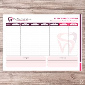 Planner Dentista 0670