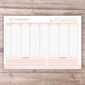 Planner Dentista 0677
