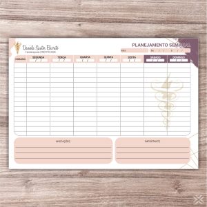Planner Fisioterapeuta 09112